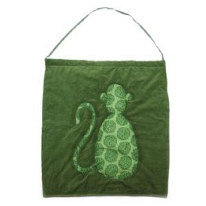 Kate Quinn Green Monkey Nursery Kids Wall Hanging